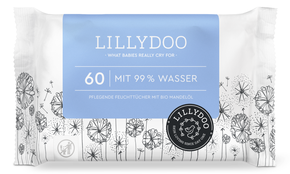 Feuchttücher 99 % Wasser