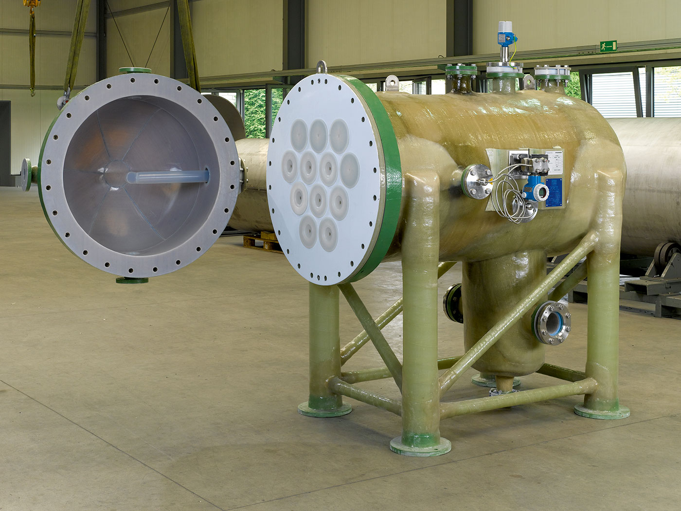 PT-Phasentrenner PTX 800, GFK mit PFA-Auskleidung
