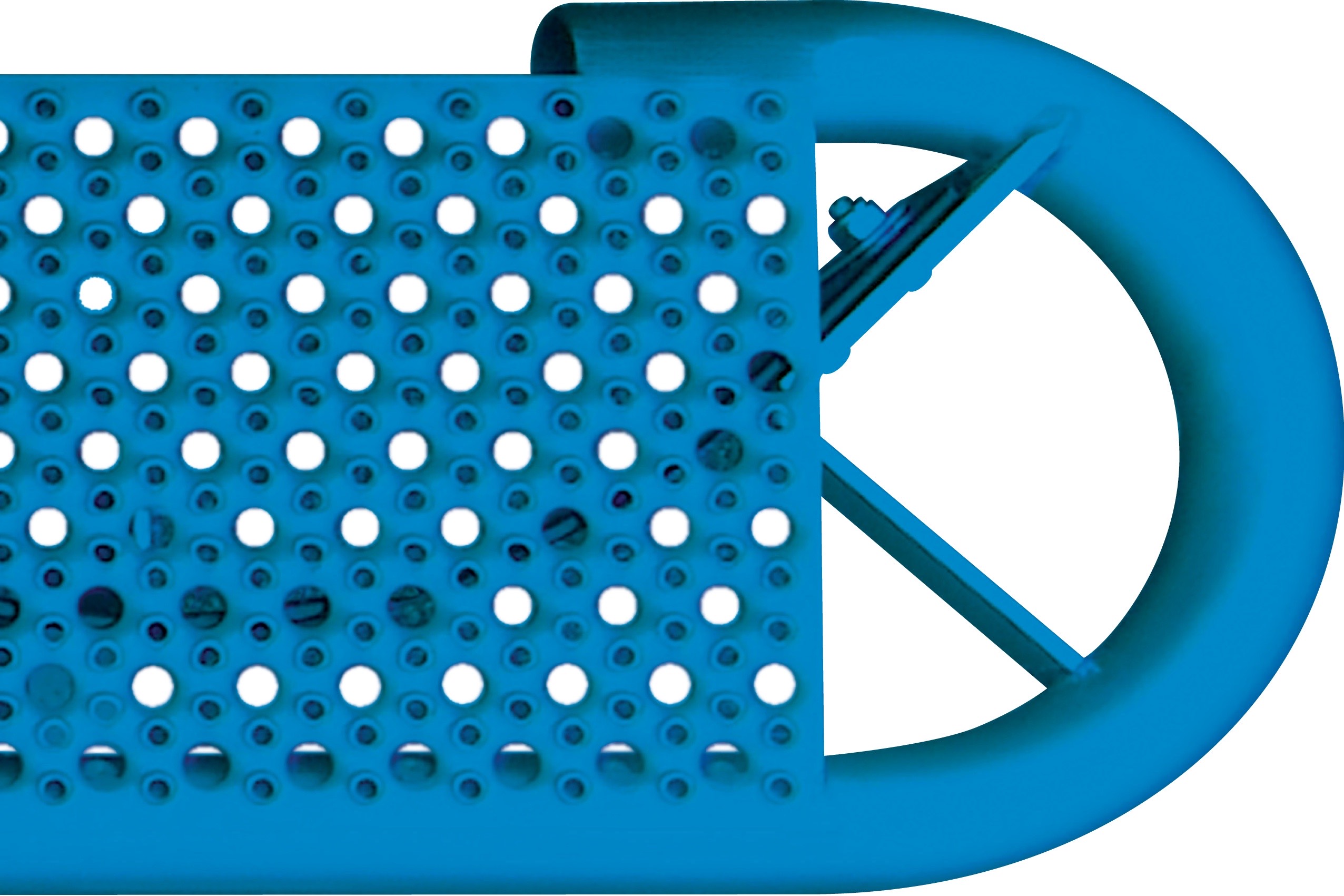 Rammschutz-Trittstufe, Ausführung Blau