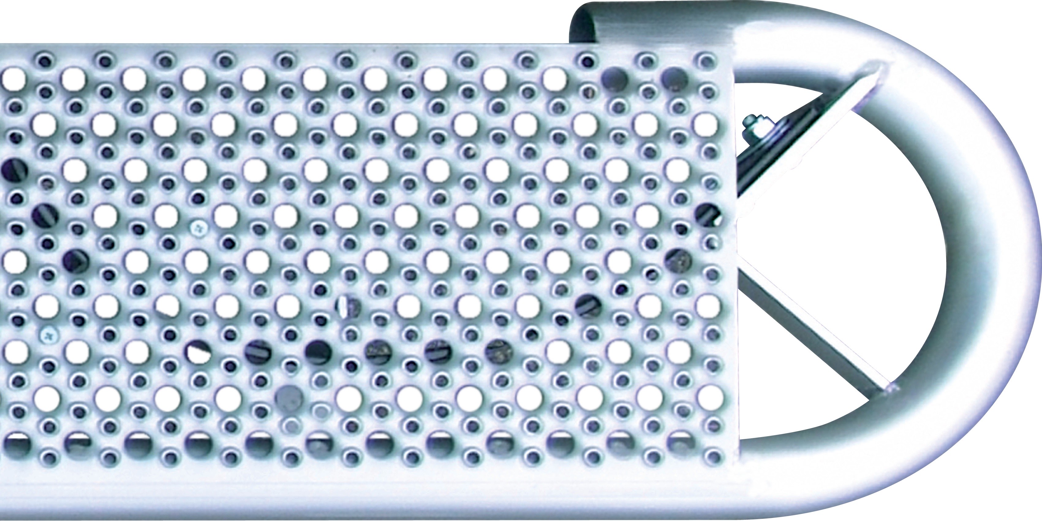 Rammschutz-Trittstufe, Ausführung Silber