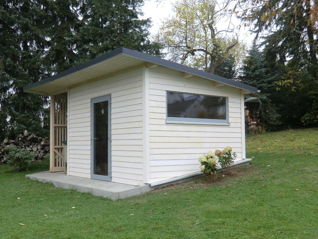 Moderne Gartenhütte