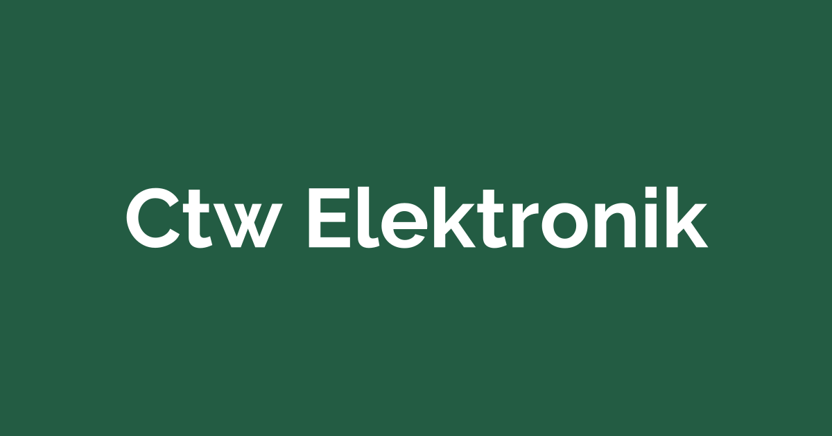 CTW Elektronik – Fertigung