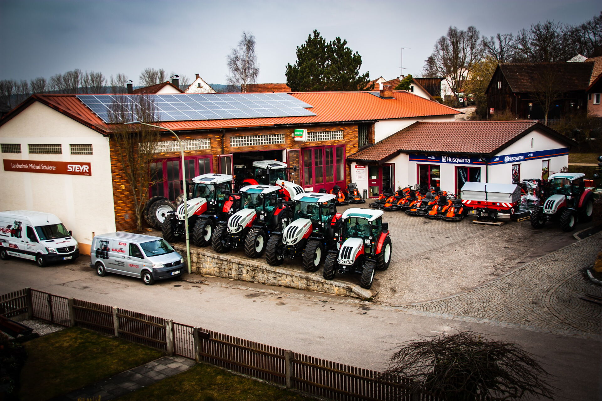 Landwirtschaftliche Maschinen im Einsatz