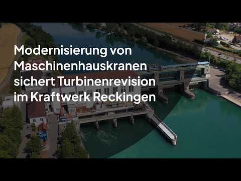 Modernisierung von Maschinenhauskranen im Kraftwerk Reckingen