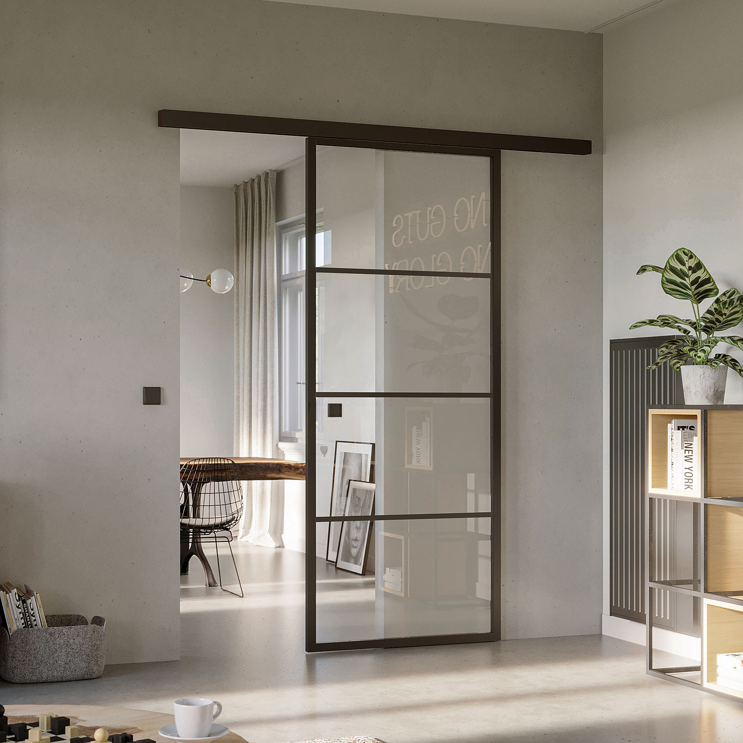 Loft+Mehr: Dreh- und Schiebetüren im Industrielook