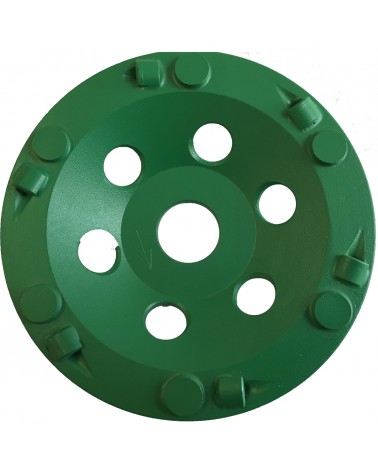 Topfdiamant PL mit PKD-Vierteln rund Ø125 mm