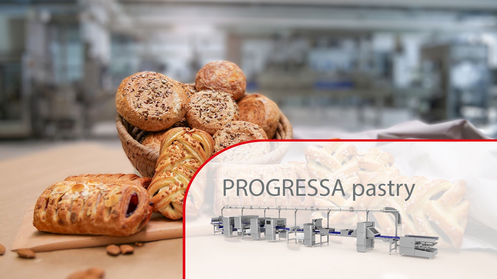 PROGRESSA pastry – Feingebäcklinie mit hygienic design
