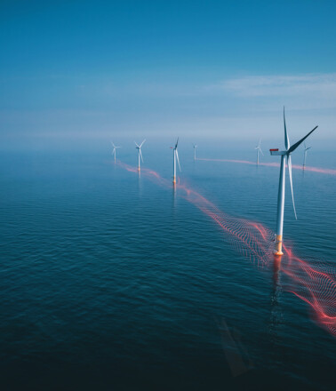 Monitoring von Offshore-Windpark-Infrastruktur