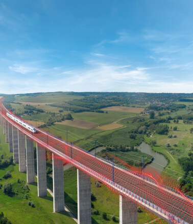 Bahnüberwachung mit faseroptischer Sensorik