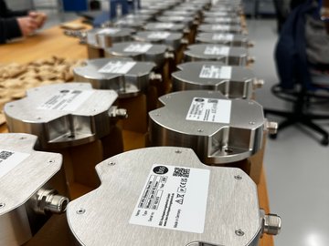 Produktion des UHF-Sensors PS1
