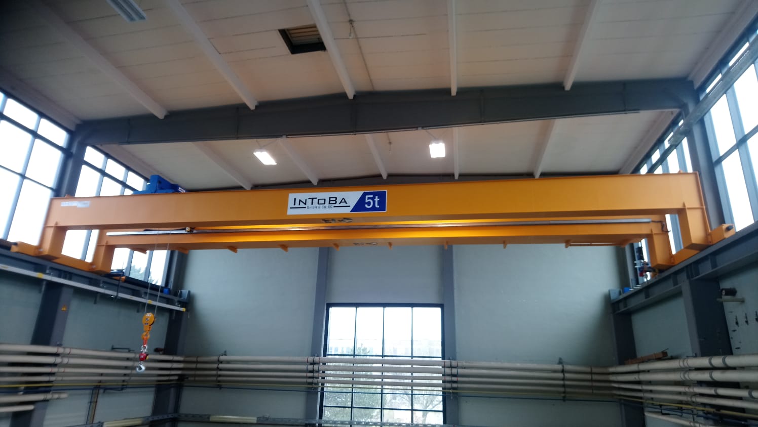 Zweiträger-Kranbahn 5 t, Forschungszentrum Jülich