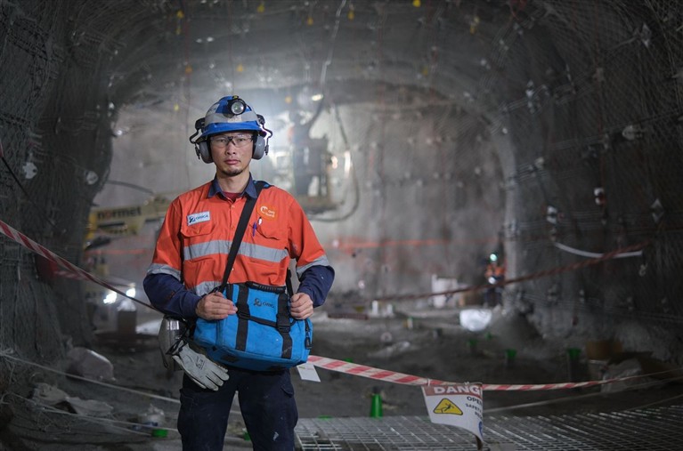 Digitale Bergbautechnologie im Einsatz