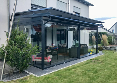 Glashaus SL25 anthrazit