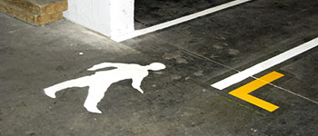 Linienmarkierung und Signalisation
