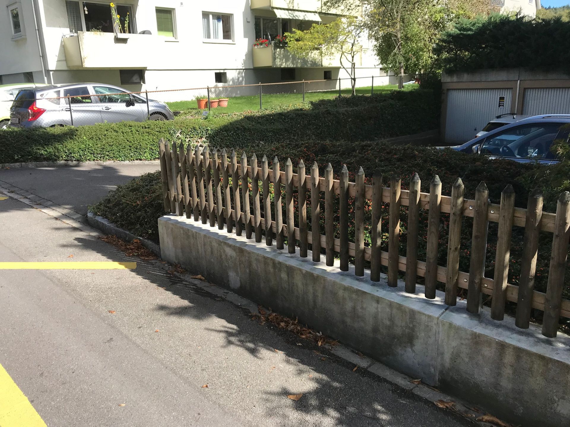 Palisadenzaun