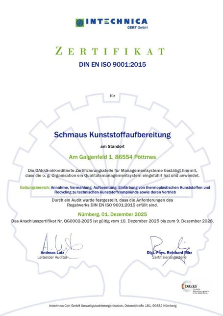Schmaus – Fertigung