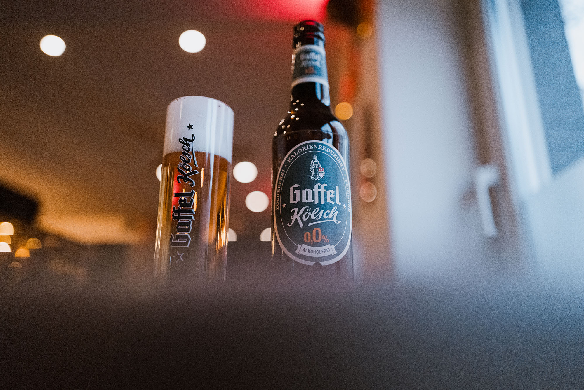 Gaffel Kölsch non-alcoholic 0.0 % in hospitality