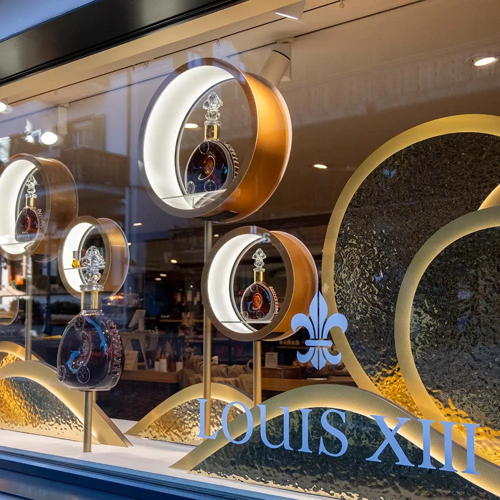 Louis XIII Flaschen-Installation