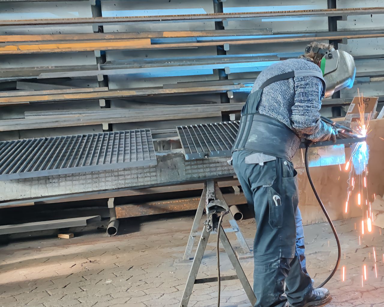 Handarbeit in der Werkstatt