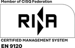 AS9120B / EN 9120:2018 Zertifikat (RINA)