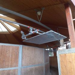 Trenngitter im Einsatz