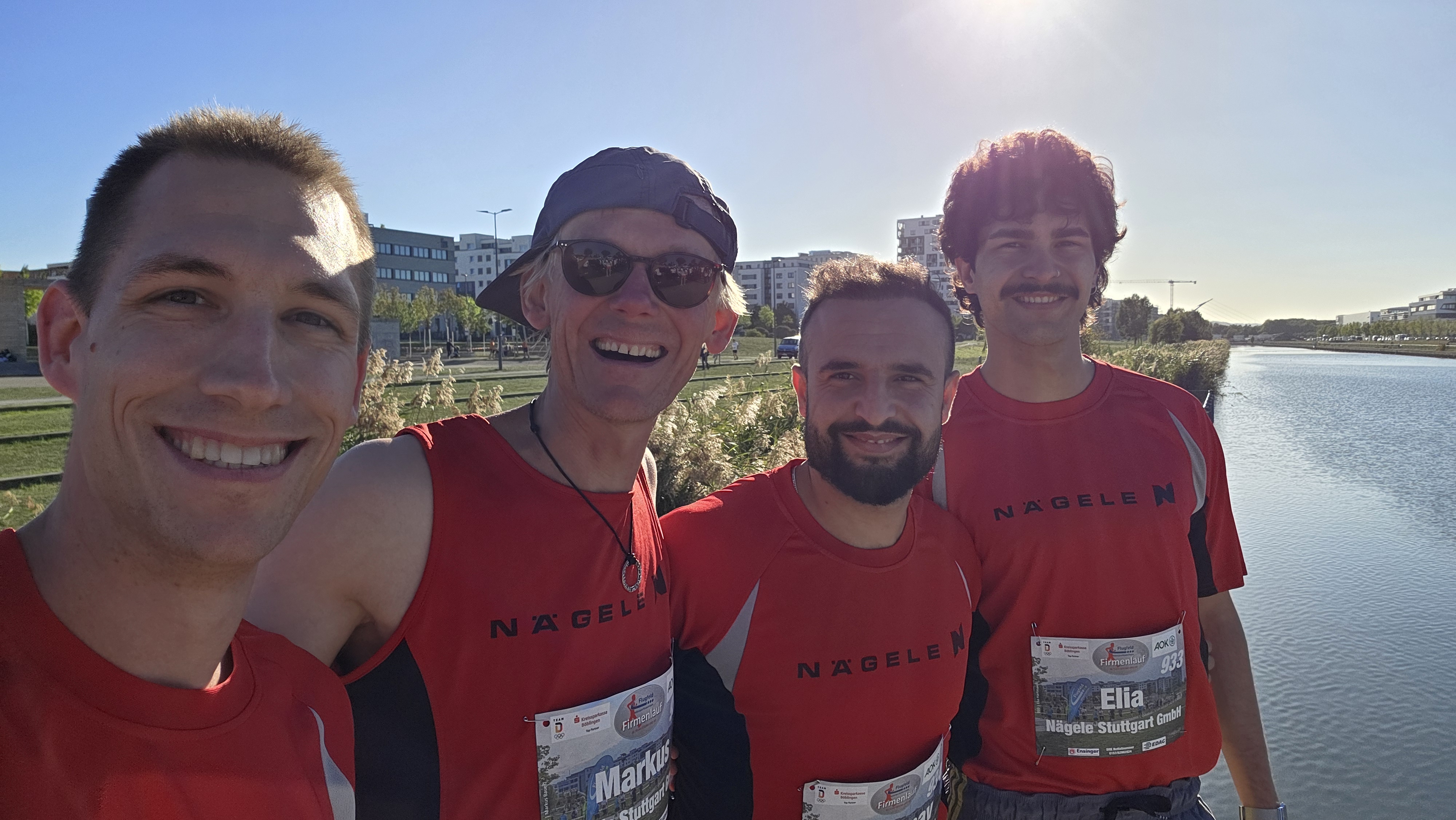 Team at the Company Run
