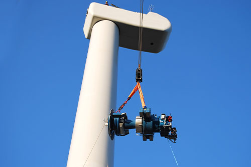 Rotorwelle mit Hauptlager (Austausch/Reparatur)