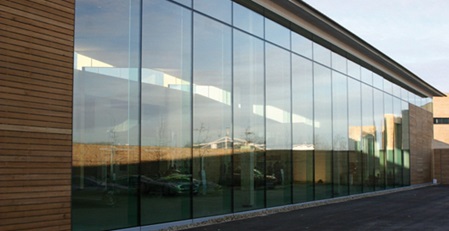 Glasfassade (RAICO-System)