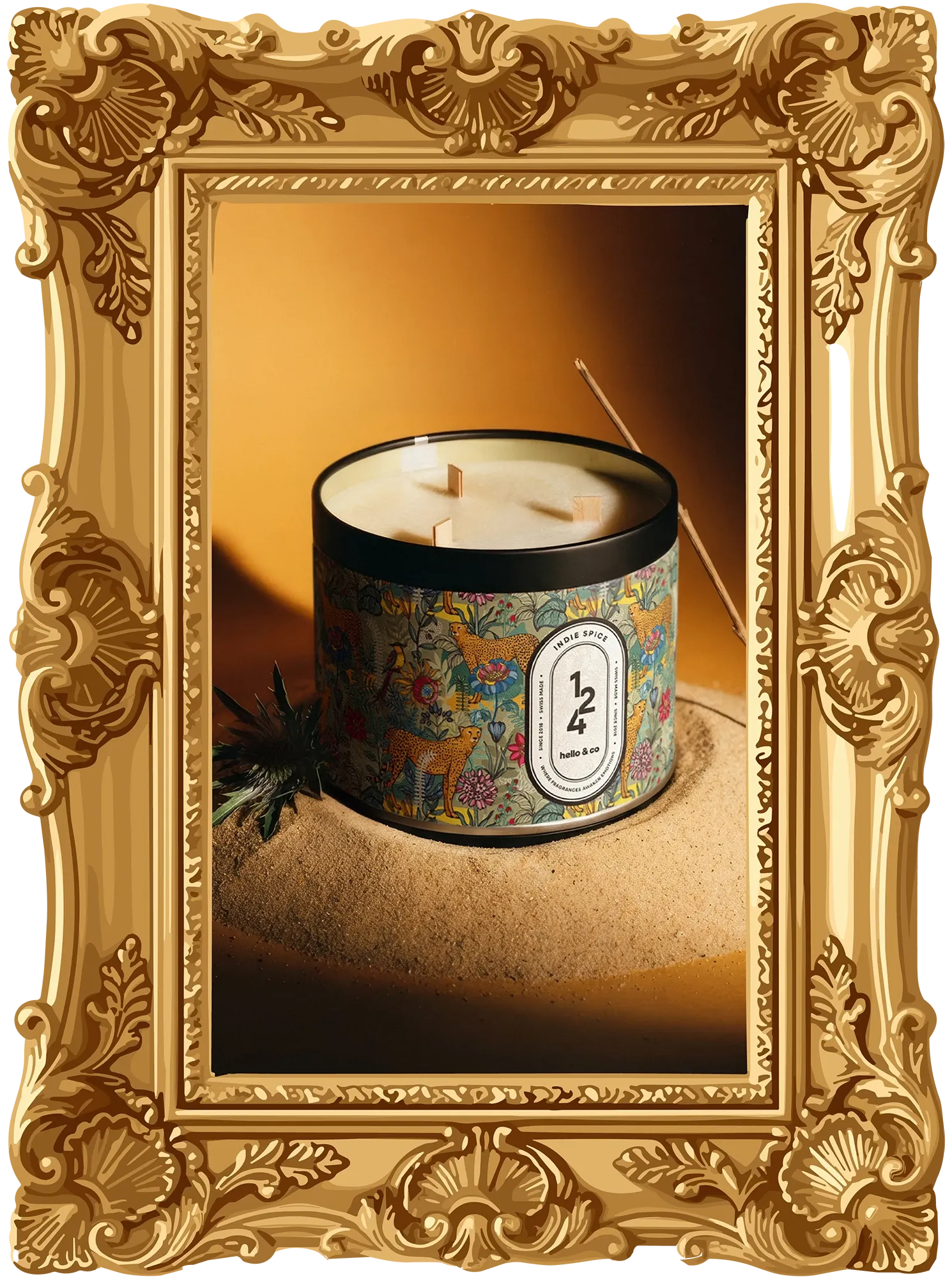 Duftkerze Indie Spice 124