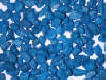 Coloured gravel blue