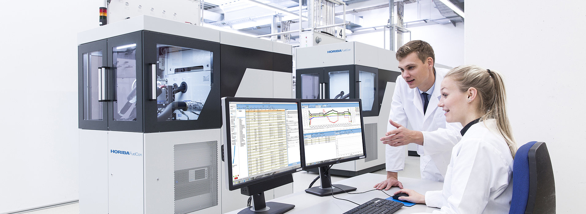 Bediensoftware HORIBA TestWork im Einsatz
