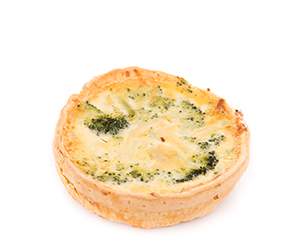 Quiches 12 cm – Brocolis amandes