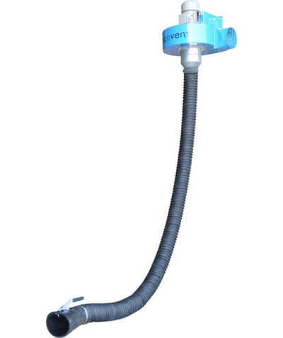 Abgastrichter mit Klemmzange