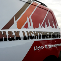 Werbefolierung eines Ford Courier