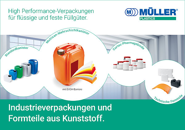 PFAS-free plastic canister