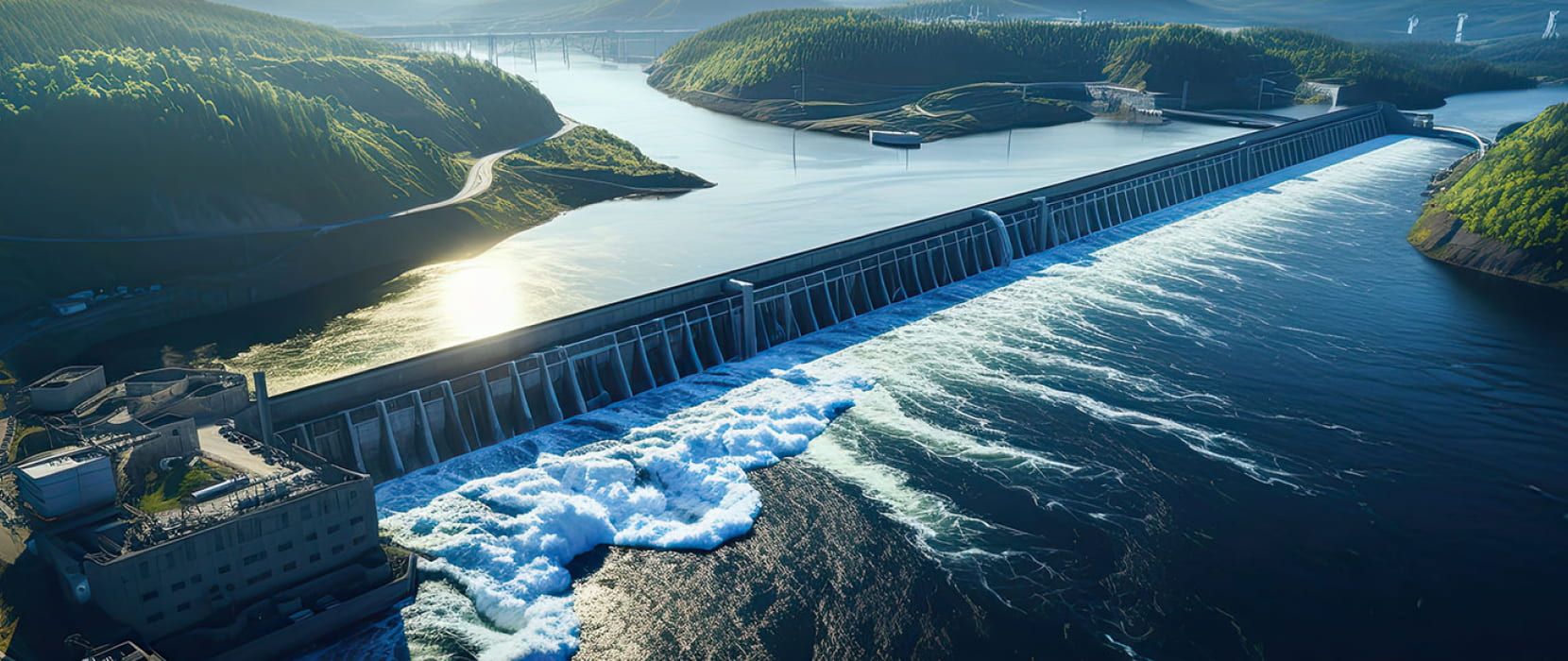 Systems for hydroelectric power plants