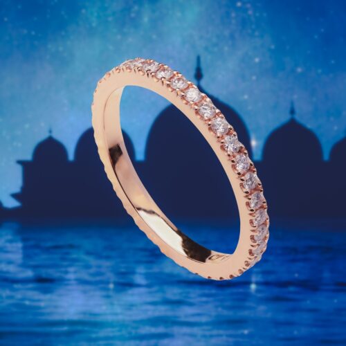 1001 NIGHT Eternity Ring, 1.50 mm Pavé-Fassung