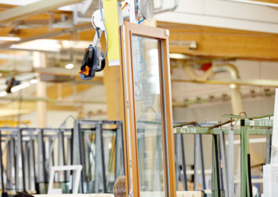 Project construction of windows and doors