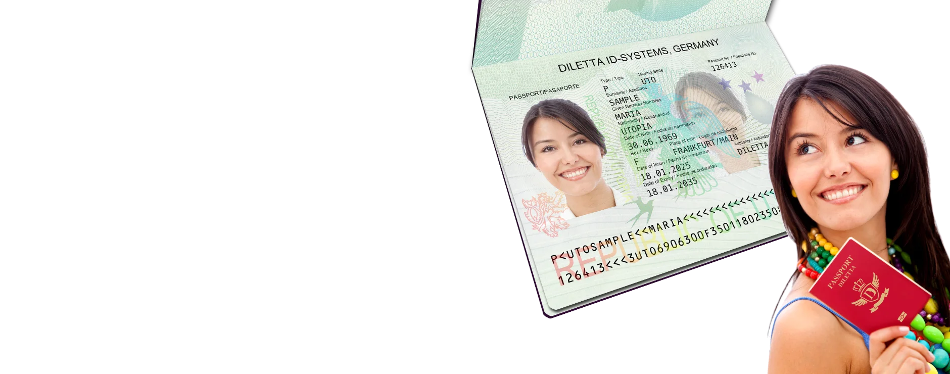 Tintenstrahl-Passdrucker 900i