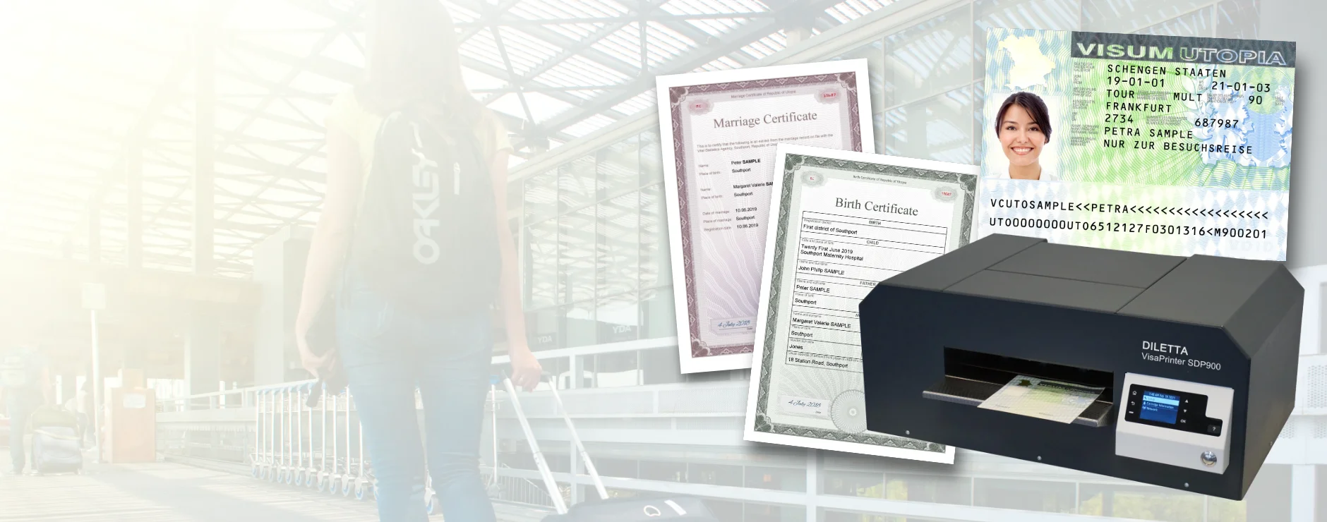 Visa-Label-Drucksystem