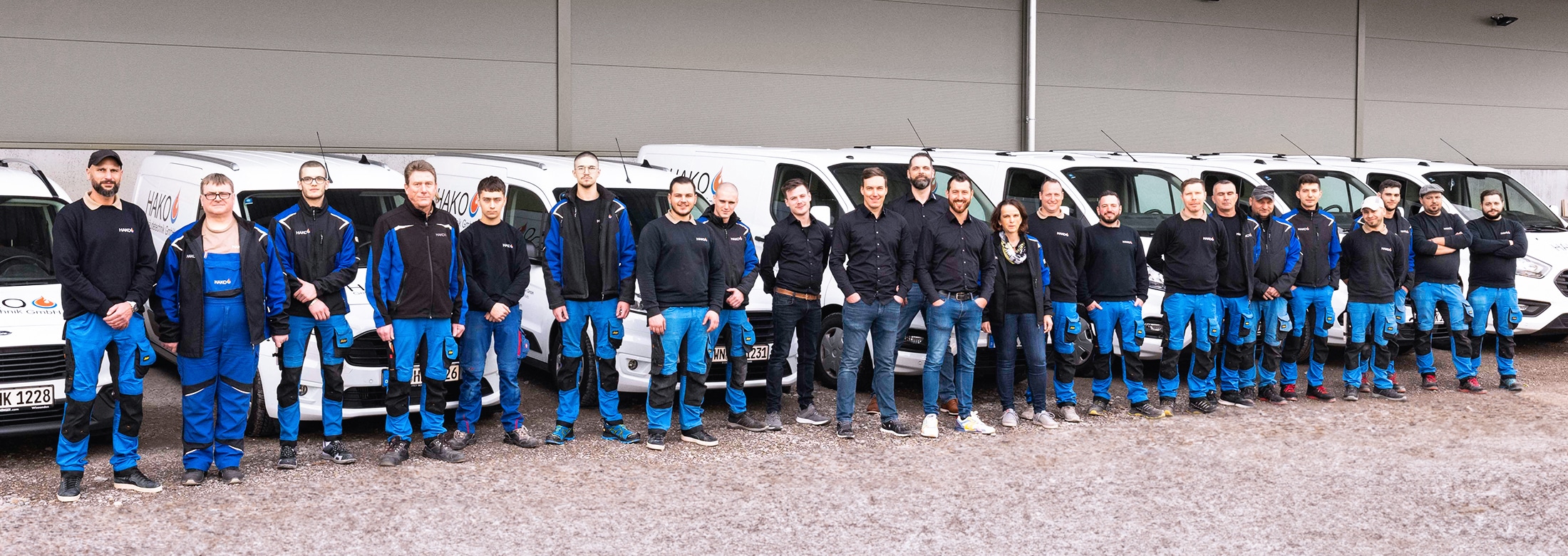 Serviceteam der HAKO Gebäudetechnik