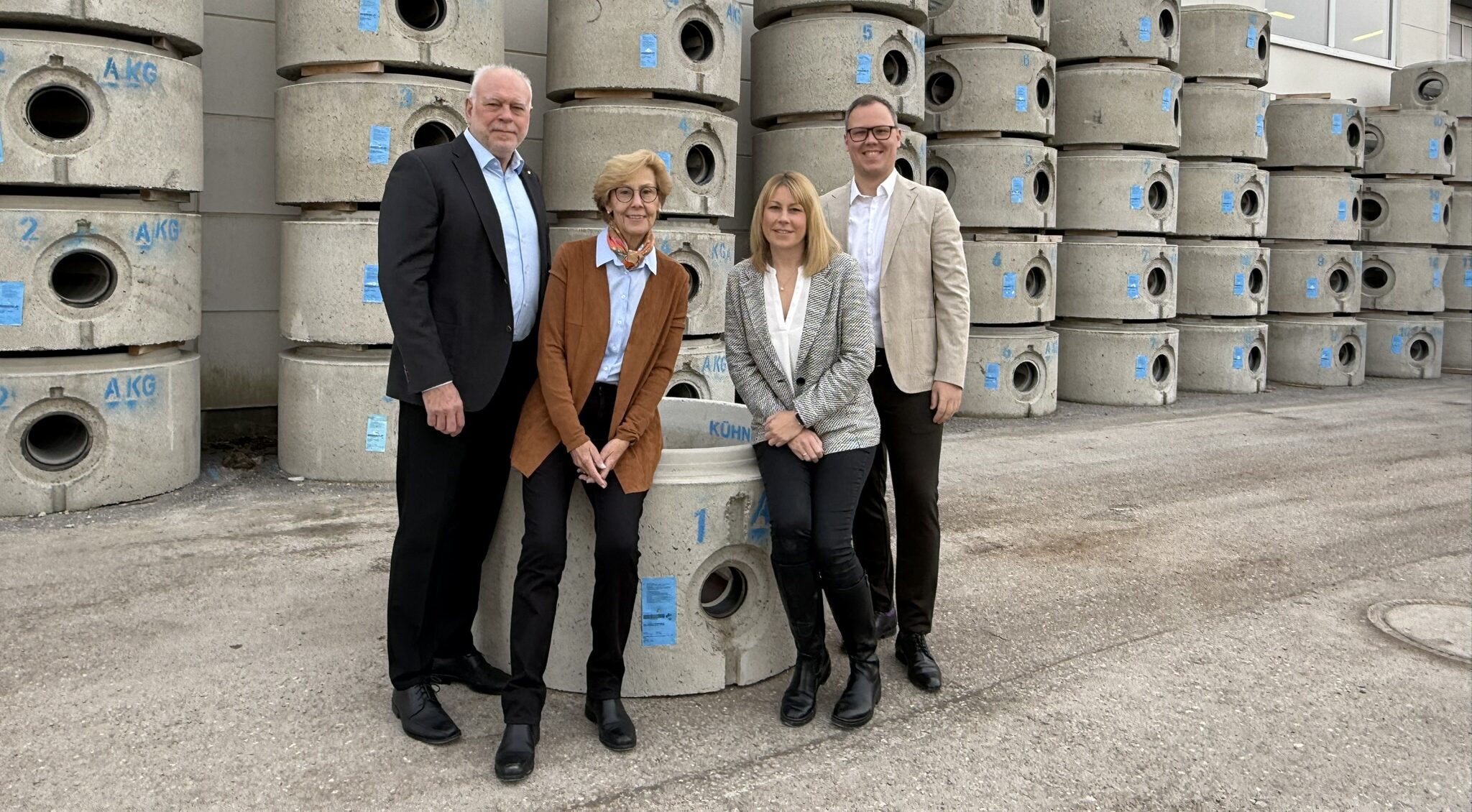 Geschäftsführung des Betonwerks Kühne