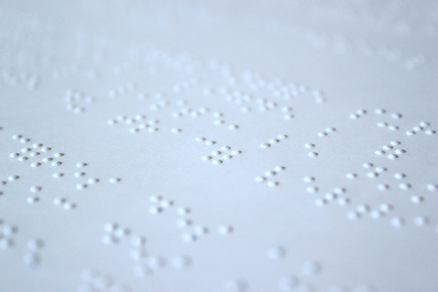 Blindenschrift-Prägestempel (Braille)