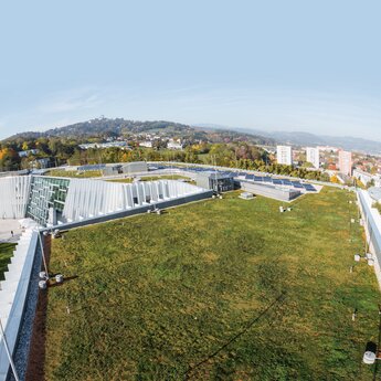 Flachdachabdichtung Anton-Bruckner-Universität Linz