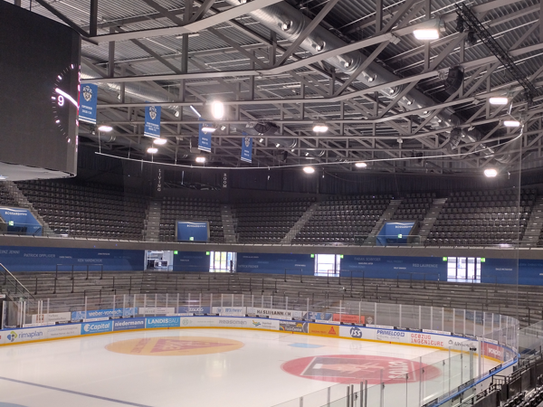 LED-Beleuchtungssteuerung Bossard Arena Zug