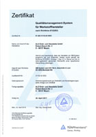 AD 2000-Merkblatt W0 Zertifikat