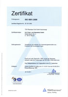 ISO 9001:2015 Zertifikat
