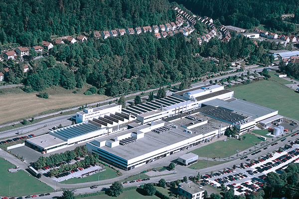 Luftbild des Firmengeländes Albstadt