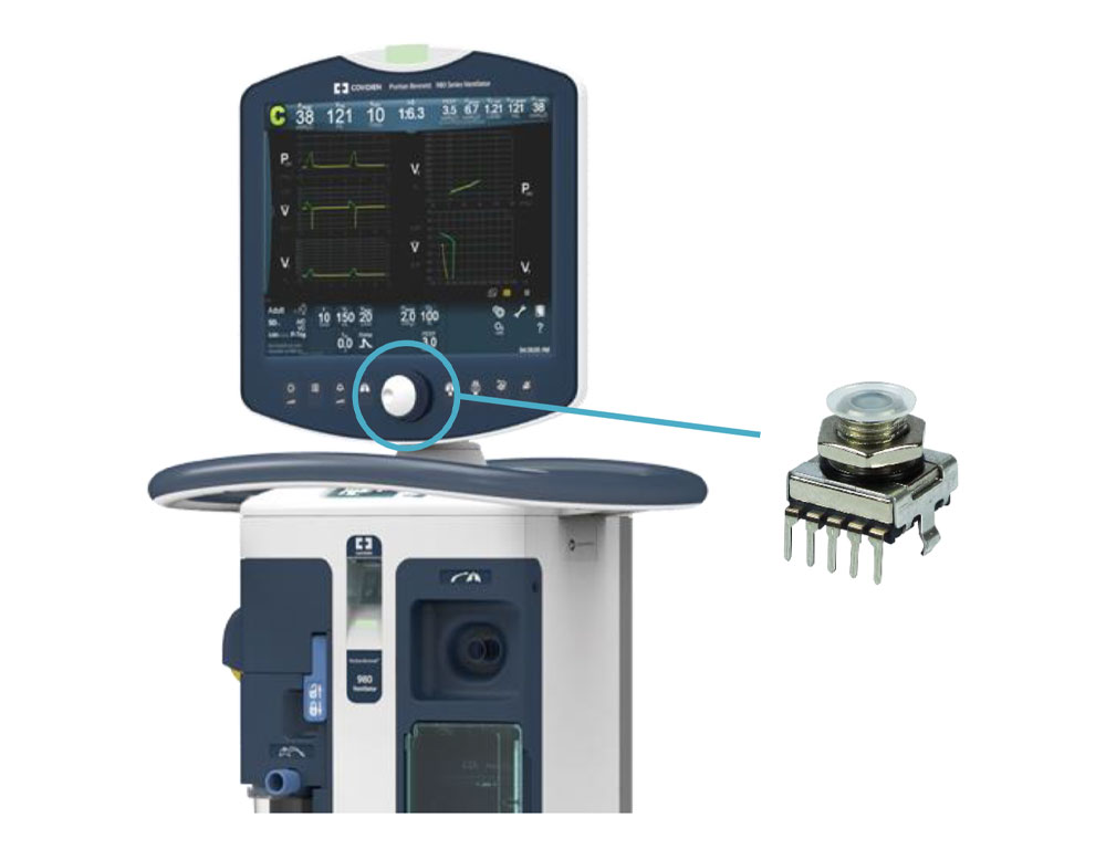 Encoder für Beatmungsgerät