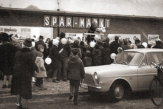 Markt am Wiekhorner Heuweg, ca. 1965